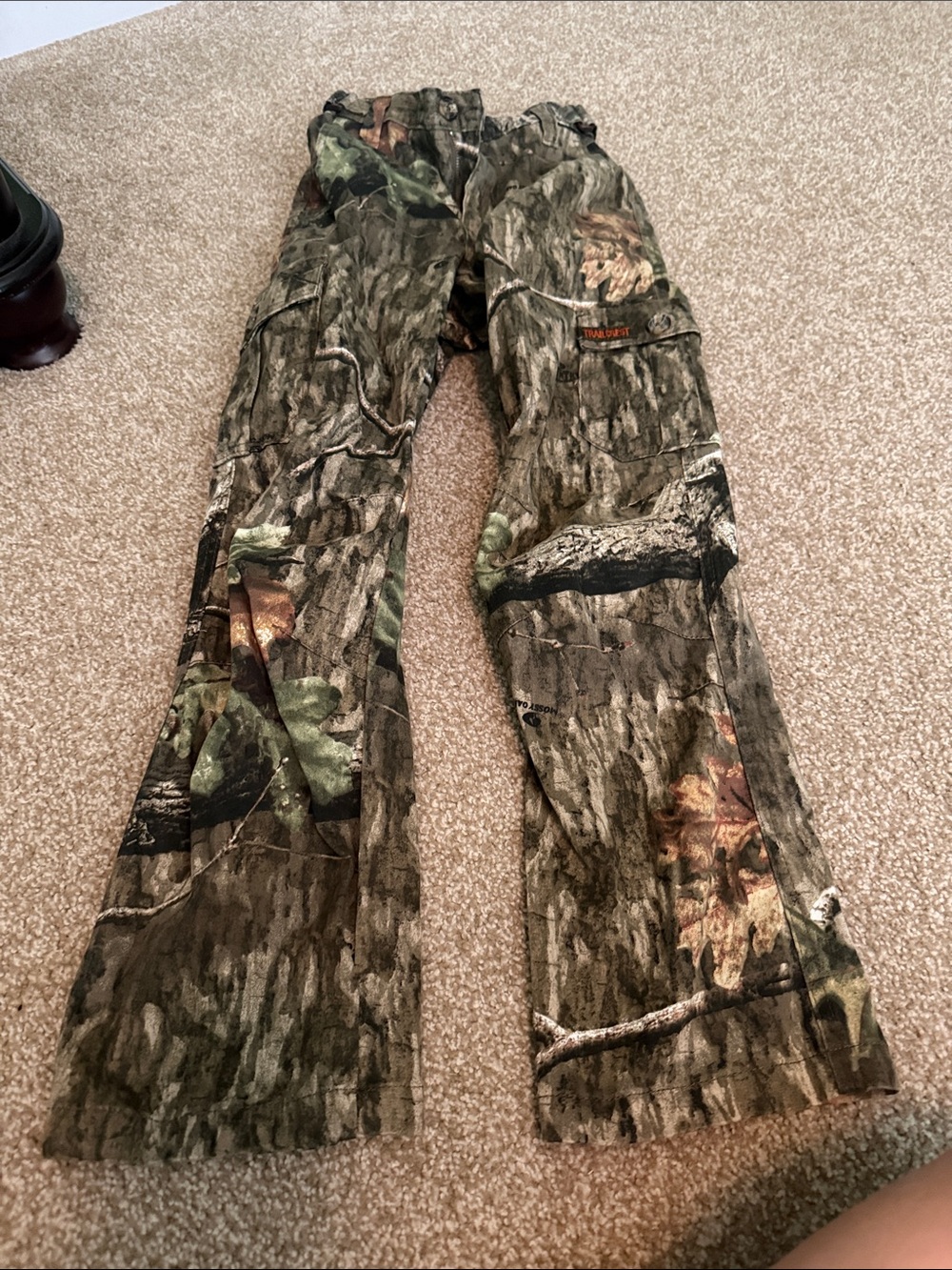 Boy’s Camouflage Cargo Pants- Green Camo